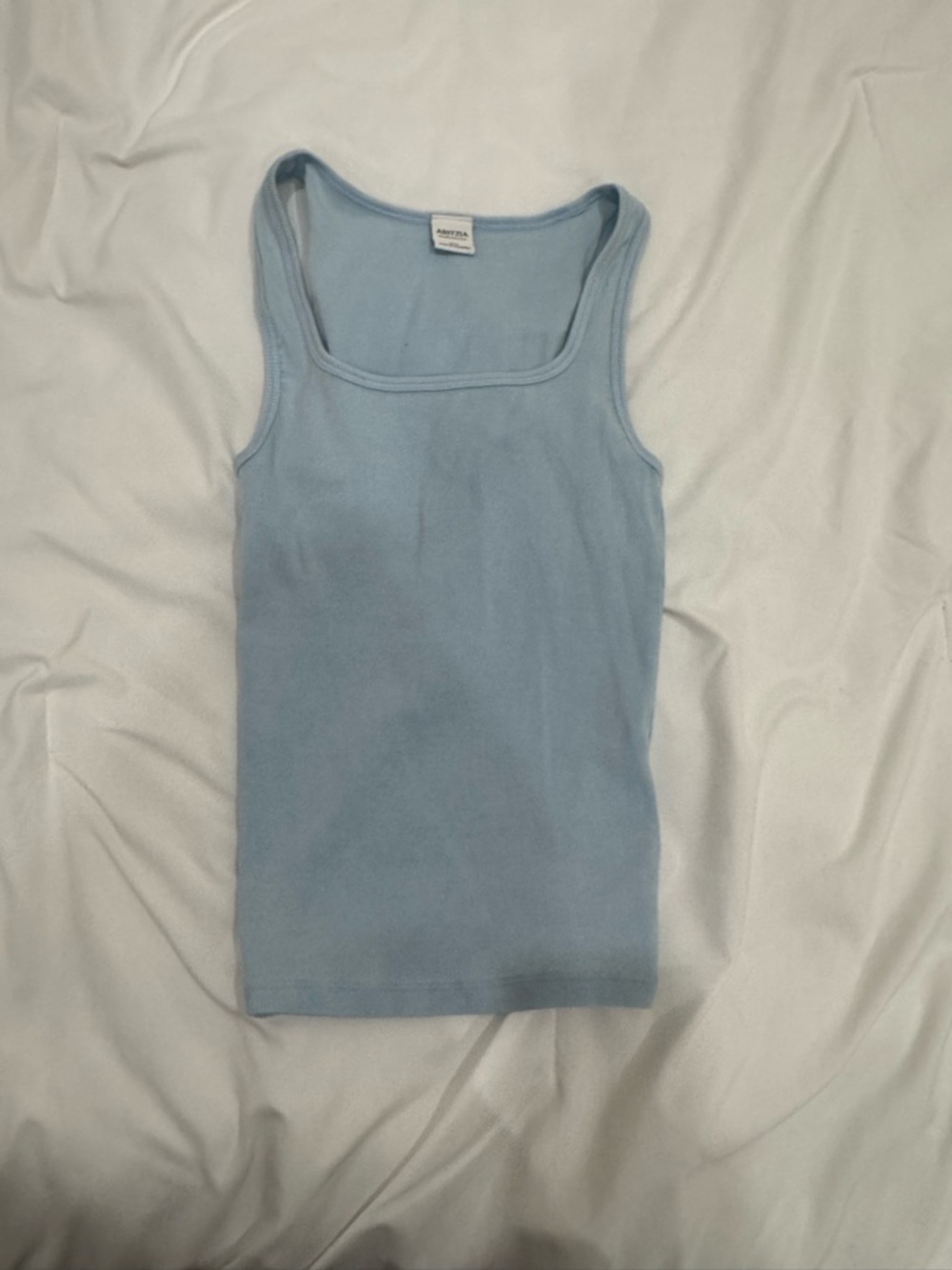 ARITZIA TNA HOMESTRETCH RIB FREQUENCY TANK TOP